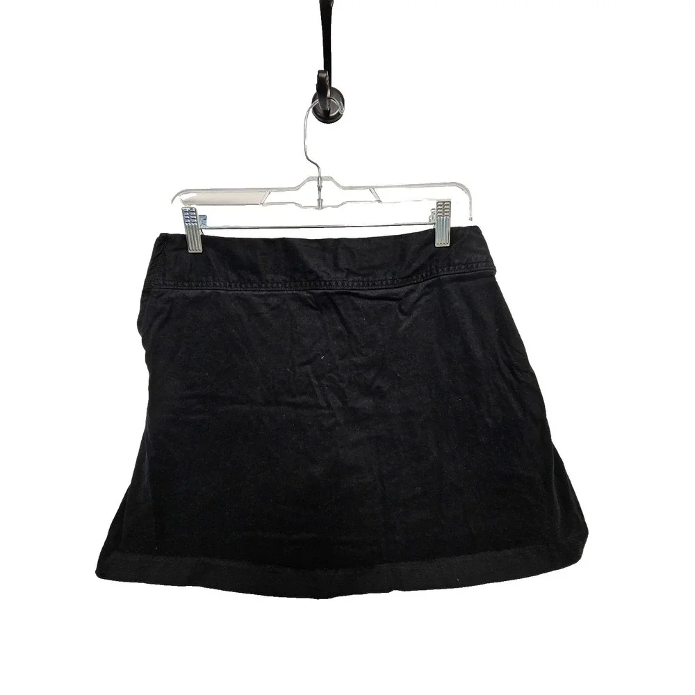 The Children's Place Girls Black Side Zip Uniform Adjustable Waist‎ Skort 16
